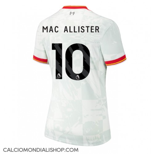 Maglie da calcio Liverpool Alexis Mac Allister #10 Terza Maglia Femminile 2024-25 Manica Corta